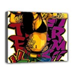 Xtreme Skateboard Graffiti Canvas 14  x 11  (Stretched)