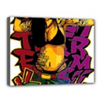 Xtreme Skateboard Graffiti Canvas 16  x 12  (Stretched)