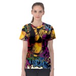 Xtreme Skateboard Graffiti Women s Sport Mesh T-Shirt