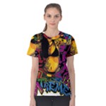 Xtreme Skateboard Graffiti Women s Cotton T-Shirt