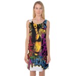 Xtreme Skateboard Graffiti Sleeveless Satin Nightdress