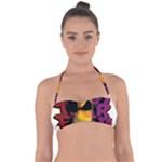 Xtreme Skateboard Graffiti Tie Back Bikini Top