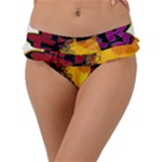 Xtreme Skateboard Graffiti Frill Bikini Bottoms