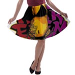 Xtreme Skateboard Graffiti A-line Skater Skirt