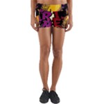 Xtreme Skateboard Graffiti Yoga Shorts