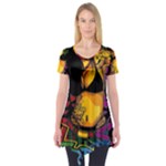 Xtreme Skateboard Graffiti Short Sleeve Tunic 