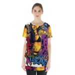 Xtreme Skateboard Graffiti Skirt Hem Sports Top