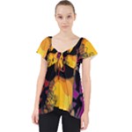Xtreme Skateboard Graffiti Lace Front Dolly Top