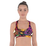 Xtreme Skateboard Graffiti Cross Back Sports Bra