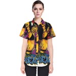 Xtreme Skateboard Graffiti Women s Short Sleeve Shirt