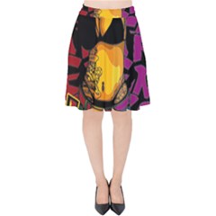 Velvet High Waist Skirt 