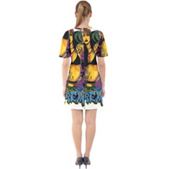 Sixties Short Sleeve Mini Dress 