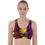Xtreme Skateboard Graffiti Back Weave Sports Bra