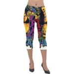 Xtreme Skateboard Graffiti Lightweight Velour Capri Leggings 