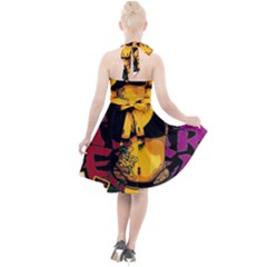 Halter Party Swing Dress  