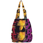 Xtreme Skateboard Graffiti Center Zip Backpack