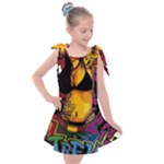 Xtreme Skateboard Graffiti Kids  Tie Up Tunic Dress