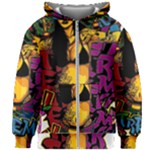 Xtreme Skateboard Graffiti Kids  Zipper Hoodie Without Drawstring