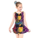 Xtreme Skateboard Graffiti Kids  Skater Dress Swimsuit