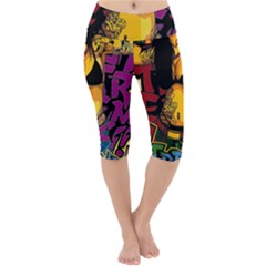 Lightweight Velour Cropped Yoga Leggings 