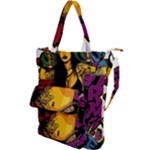 Xtreme Skateboard Graffiti Shoulder Tote Bag