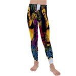 Xtreme Skateboard Graffiti Kids  Lightweight Velour Leggings