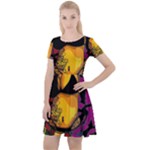 Xtreme Skateboard Graffiti Cap Sleeve Velour Dress 