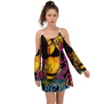 Xtreme Skateboard Graffiti Boho Dress