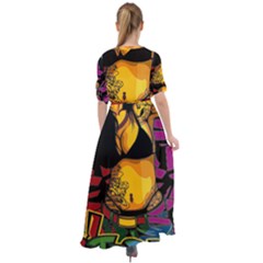Waist Tie Boho Maxi Dress 