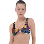 Xtreme Skateboard Graffiti Ring Detail Bikini Top