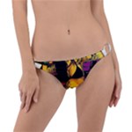 Xtreme Skateboard Graffiti Ring Detail Bikini Bottoms