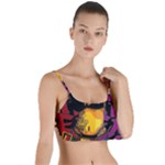 Xtreme Skateboard Graffiti Layered Top Bikini Top 