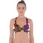 Xtreme Skateboard Graffiti Cross Back Hipster Bikini Top 