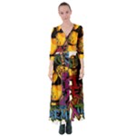 Xtreme Skateboard Graffiti Button Up Maxi Dress