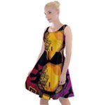 Xtreme Skateboard Graffiti Knee Length Skater Dress