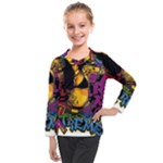 Xtreme Skateboard Graffiti Kids  Long Mesh T-Shirt