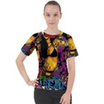 Xtreme Skateboard Graffiti Women s Sport Raglan T-Shirt