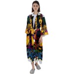 Xtreme Skateboard Graffiti Maxi Satin Kimono