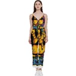 Xtreme Skateboard Graffiti V-Neck Camisole Jumpsuit