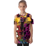 Xtreme Skateboard Graffiti Fold Over Open Sleeve Top