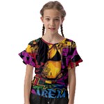Xtreme Skateboard Graffiti Kids  Cut Out Flutter Sleeves