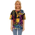 Xtreme Skateboard Graffiti Oversized Basic T-Shirt