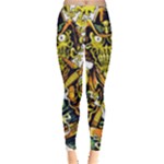Cowboy Skeleton With Gun Illustration Everyday Leggings 