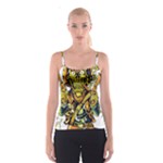 Cowboy Skeleton With Gun Illustration Spaghetti Strap Top