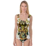 Cowboy Skeleton With Gun Illustration Princess Tank Leotard 