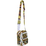 Cowboy Skeleton With Gun Illustration Shoulder Strap Belt Bag
