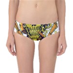 Cowboy Skeleton With Gun Illustration Classic Bikini Bottoms