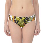 Cowboy Skeleton With Gun Illustration Hipster Bikini Bottoms