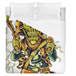 Cowboy Skeleton With Gun Illustration Duvet Cover (Queen Size)