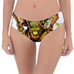 Cowboy Skeleton With Gun Illustration Reversible Classic Bikini Bottoms